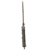 FINE 925 STERLING SILVER HANDMADE MULTI LEAF CROWN MATTE & SHINY CANDLE LIGHTER