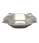 ANTIQUE ROYAL DANISH 925 STERLING SILVER HANDMADE ORNATE SHINY PIERCED DISH