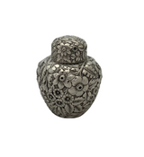 OLD ANTIQUE GORHAM 925 STERLING SILVER HANDMADE REPOUSSE BOX BESAMIM HOLDER