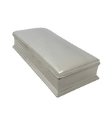 ANTIQUE GORHAM 925 STERLING SILVER HANDMADE SHINY SLEEK RECTANGLE JEWELRY BOX