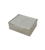TOPAZIO 925 STERLING SILVER HANDMADE MODERN SHINY SLEEK BESUMIM HOLDER SPICE BOX