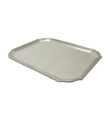 ANTIQUE FRENCH PUIFORCAT 925 STERLING SILVER HANDMADE SHINY RECTANGULAR TRAY