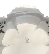 ANTIQUE SHREVE & CO 925 STERLING SILVER HANDMADE FLORAL ORNATE STAR BOWL DISH