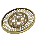 ANTIQUE TOWLE 925 STERLING SILVER ROSE BOWL CENTERPIECE & GILD BRASS FLOWER FROG