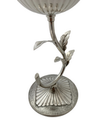 ITALIAN 925 STERLING SILVER HANDMADE FLUTED CHASED SWIRL ORNATE BESUMIM HOLDER