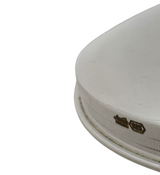 FINE TALL 925 STERLING SILVER HANDMADE MODERN SIMPLE SHINY SLEEK ROUND MENORAH