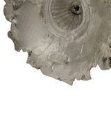 FINE 925 STERLING SILVER HANDMADE LEAF APPLIQUE CHASED ORNATE 6 LIGHT CANDELABRA