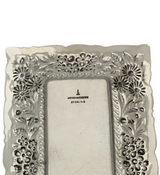 ANTIQUE JAOOBI & JENKINS 925 STERLING SILVER HANDMADE HEAVY REPOUSSE FLORAL TRAY