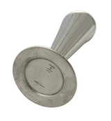 ANTIQUE 925 STERLING SILVER HANDMADE LINEAR RIBBED SHINY SLEEK TRUMPET VASE