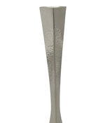 FINE 925 STERLING SILVER HANDMADE MODERN HAMMERED SLEEK FINISH CANDLESTICKS