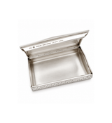 ANTIQUE EMIL BRENK & DUNHILL 925 STERLING SILVER HANDMADE ART DECO SNUFF BOX