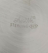 FINE 925 STERLING SILVER HANDMADE CHASED SWIRL LEAF APLIQUE ORNATE ESROG BOX