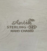 FINE 925 STERLING SILVER HANDMADE MULTI FLORAL ORNATE MATTE & SHINY ESROG BOX