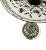 ANTIQUE 1932 S. KIRK & SON 925 STERLING SILVER HANDMADE REPOUSSE CANDLESTICKS