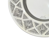 FINE 925 STERLING SILVER HANDMADE MODERN DIAMOND CUT & SLEEK FINISH CUP & TRAY