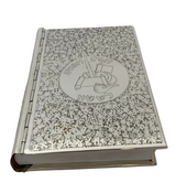 925 STERLING SILVER HANDMADE CHASED ZEMIROS DIVREI YOEL YOM TOV BOOK & COVER