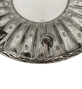 FINE 925 STERLING SILVER HANDMADE MULTI BIRD LEAF TREE APPLIQUE CUP & TRAY