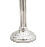 FINE TOPAZIO 925 STERLING SILVER HANDMADE MODERN SHINY SLEEK 5 LIGHT CANDELABRA