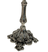 FINE TOPAZIO 925 STERLING SILVER HANDMADE FLORAL BOUQUET ORNATE CHANUKAH MENORAH