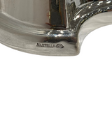 FINE TALL 925 STERLING SILVER HANDMADE MODERN SHINY SLEEK CHANUKAH MENORAH