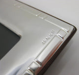 FINE ITALIAN SILVER LAMINATE HAMMERED EMBELLISHED UNIQUE PICTURE PHOTO FRAME