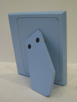 ITALIAN 925 SILVER ADORABLE BABY BLUE BEAR FLORAL KIDS PICTURE FRAME TNY2004C-1