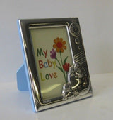 FINE ITALIAN 925 SILVER BLUE BABY CHICK EGG CLOCK KIDS PICTURE FRAME