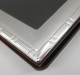 FINE ITALIAN SILVER LAMINATE HAMMERED EMBELLISHED UNIQUE PICTURE PHOTO FRAME