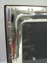 CAMILLETTI ITALIAN SILVER LAMINATE SHINY ELEGANT BORDER PICTURE FRAME