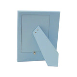 Gelco FINE Italian 925 Sterling Silver & Blue Wood Ducks Picture Frame