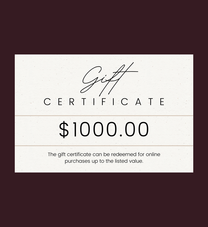 Eastern Silver USA Gift Certificate
