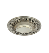 ANTIQUE STIEFF 925 STERLING SILVER HANDMADE FLORAL REPOUSSE ORNATE BOWL DISH