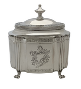 TOPAZIO 925 STERLING SILVER HANDMADE MODERN SHINY SLEEK UNIQUE ORNATE ESROG BOX