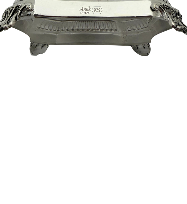 FINE 925 STERLING SILVER HANDMADE SHINY & SLEEK FINISH ELEGANT CHANUKAH MENORAH