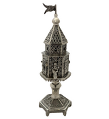 NOAH BEN ZION JERUSALEM 925 STERLING SILVER HANDMADE DETAILED BESAMIM HOLDER