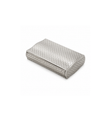 ANTIQUE EMIL BRENK & DUNHILL 925 STERLING SILVER HANDMADE ART DECO SNUFF BOX
