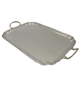 ANTIQUE TIFFANY & CO 925 STERLING SILVER HANDMADE SHINY SLEEK RECTANGLE TRAY