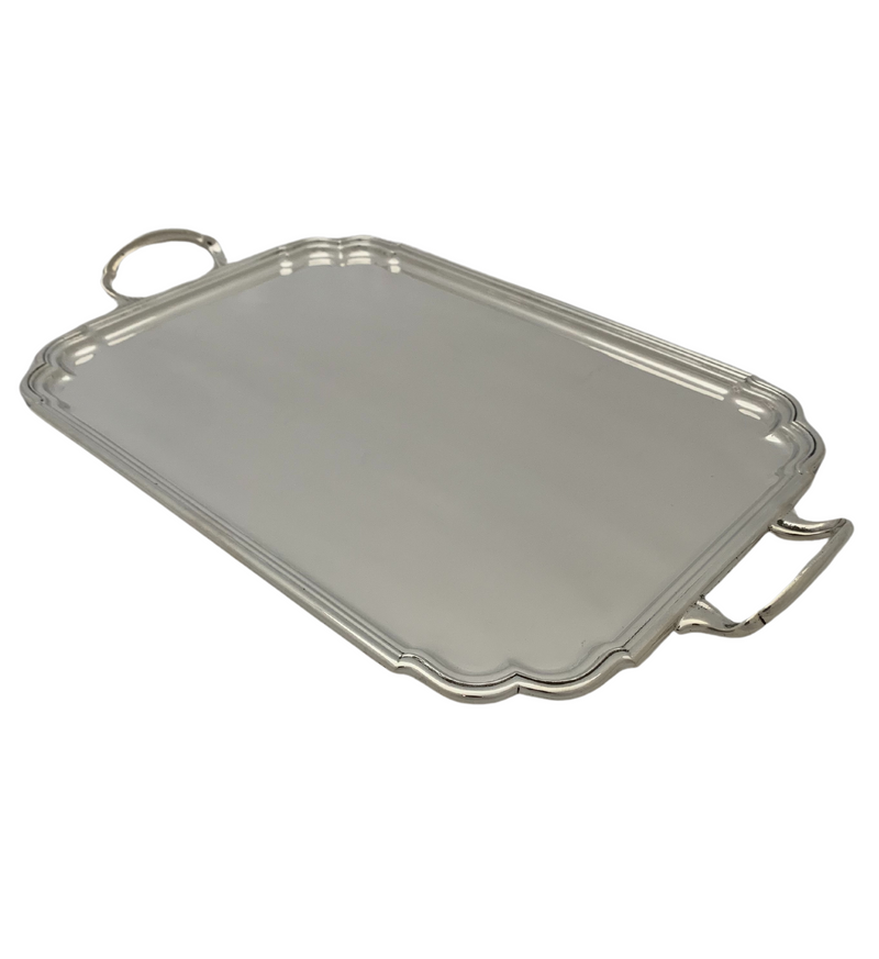 ANTIQUE TIFFANY & CO 925 STERLING SILVER HANDMADE SHINY SLEEK RECTANGLE TRAY