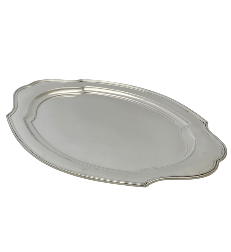 ANTIQUE REED & BARTON 925 STERLING SILVER HANDMADE SHINY SLEEK PLATTER TRAY