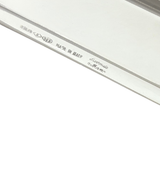 FINE ITALIAN 925 STERLING SILVER HANDMADE MODERN SHINY SLEEK RECTANGLE TRAY