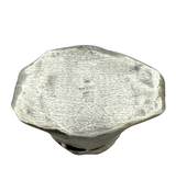 FINE ITALY 925 STERLING SILVER HANDMADE GIFT BAG DESIGN MATTE SINGLE SALT HOLDER