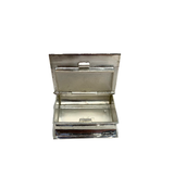 FINE SMALL 925 STERLING SILVER HANDMADE CHASED SWIRL ORNATE SNUFF SPICE BOX