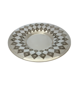 LARGE 925 STERLING SILVER HANDMADE DIAMOND CUT SLEEK PASSOVER ELIYAHU CUP & TRAY