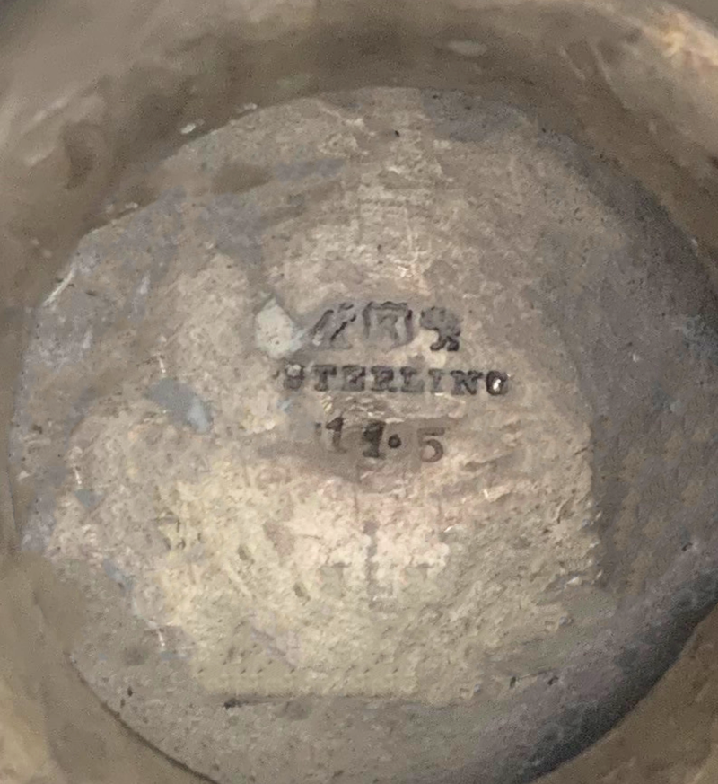 ANTIQUE USA 925 STERLING SILVER HANDMADE FLORAL ORNATE FRUIT BOWL CENTERPIECE