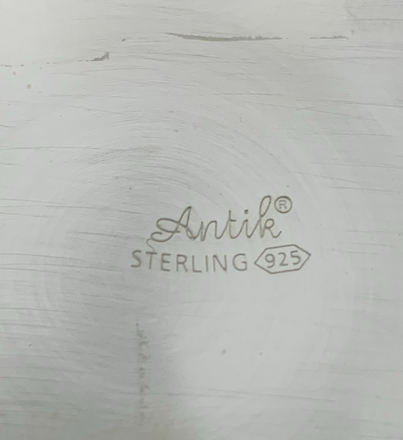FINE 925 STERLING SILVER HANDMADE MODERN HAMMERED SHINY SLEEK ESROG JEWELRY BOX