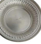 FINE 925 STERLING SILVER HANDMADE LEAF APPLIQUE CHASED SWIRL MEGILLAH HOLDER