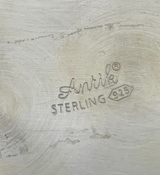 FINE 925 STERLING SILVER HANDMADE CHASED LEAF APPLIQUE MATTE JEWELRY ESROG BOX