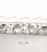 ANTIQUE DOMINICK & HAFF 925 STERLING SILVER HANDMADE REPOUSSÉ SQUARE TRAY