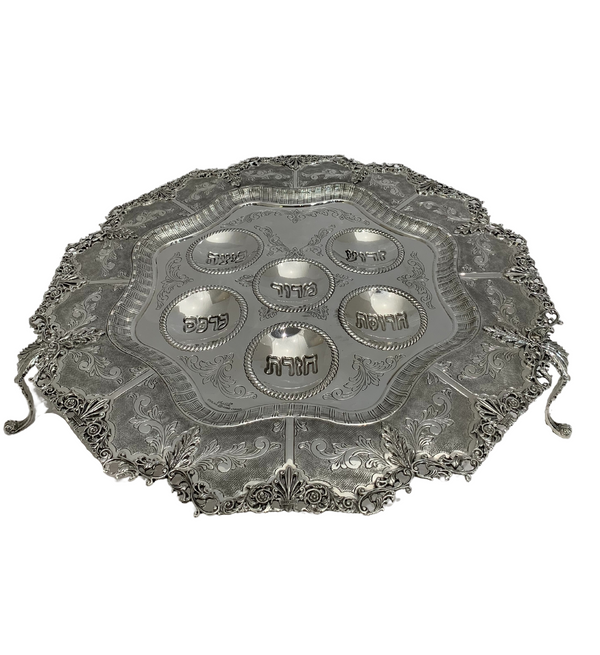 Sterling silver sales seder plate