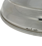 FINE 925 STERLING SILVER HANDMADE MODERN SHINY SLEEK ROUNDED CHANUKAH MENORAH